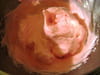 Oeufs a la neige rose : Etape 1
