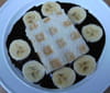 Croques et milk-shake banane sur coulis de chocolat : Etape 5