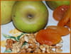 Confiture de pommes aux noix et aux abricots : Etape 1