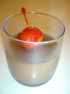 Panna cotta au chocolat noir et lait de coco : Etape 1