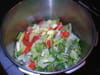 Velout� aux quatre l�gumes : Etape 1