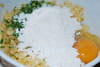 Blinis de pommes de terre au saumon fum� : Etape 1