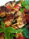 Brochettes de dinde  marin�e aux �pices : Etape 1