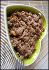 Crumble de lapin au pain d �pice : Etape 6