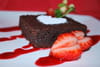 Fondant au chocolat et son coulis de framboises : Etape 4