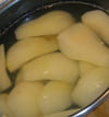 Charlotte aux poires et � la cr�me d amandes : Etape 1