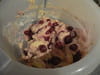 Muffins aux cerises et � la p�te d amande : Etape 1