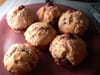 Muffins aux cerises et � la p�te d amande : Etape 3
