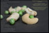 Pancakes petits pois, th� vert, noix de cajou : Etape 1