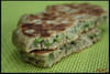 Pancakes petits pois, th� vert, noix de cajou : Etape 3