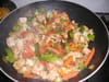 Poulet aux l�gumes color�s : Etape 2