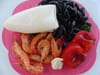 Blanc de seiche safran� aux fruits de mer : Etape 1