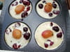Clafoutis abricots, cerises et pistaches : Etape 1