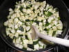 Po�l�e de courgettes au gouda : Etape 2