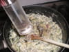 Po�l�e de courgettes au gouda : Etape 4