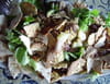 Tortilla en salade sucr�e-sal�e : Etape 3