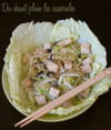 Salade de chou chinois au tofu et aux algues : Etape 5 Salade de chou chinois au tofu et aux algues : Etape 5