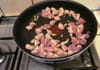 Mini cake porc, �chalotes et �pinards : Etape 1