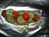 Pangasuis en papillote : Etape 2