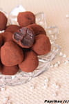 Truffes au chocolat noir : Etape 1