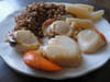 Saint-Jacques aux salsifis et au quinoa rouge : Etape 2