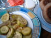 Tartine compl�te aux courgettes et truite fum�e : Etape 1