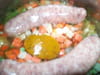 Saucisses de Toulouse aux petits l�gumes : Etape 2