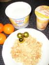 Crumble de vanille � l orange : Etape 1