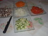 Sauce tomate aux l�gumes : Etape 1