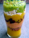 Verrine de polenta multicolore : Etape 4