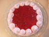 Fraisier avec son coulis de framboise : Etape 6