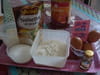 G�teau aux abricots et noisettes : Etape 1