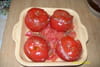 Tomates farcies � la viande de pot-au-feu : Etape 2