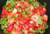 confiture de fraises � la menthe citronn�e : Etape 2