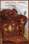 Cake cacao, pommes et cannelle : Etape 4