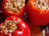 Poivrons rouges  farcis : Etape 3