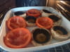Tomate et champignon farcis aux oeufs : Etape 1
