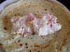 Cr�pes � la b�chamel, jambon blanc et fromage : Etape 2