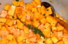 Courge butternut et patate douce r�ties au thym : Etape 1