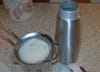 Verrines � la cr�me de marron chantilly au nougat  : Etape 2