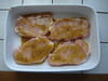 C�tes de porc pan�es miel moutarde : Etape 1