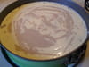 Cheesecake marbr� chocolat blanc et cr�me de marron : Etape 2