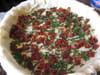 Tarte au Cerfeuil tub�reux-tomates s�ch�es et ch�vre : Etape 2