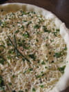 Tarte au Cerfeuil tub�reux-tomates s�ch�es et ch�vre : Etape 5