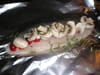 Papillote de poisson et sa pur�e de chou : Etape 1
