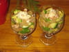 Verrine fraicheur avocat, crevettes, pamplemousse : Etape 2