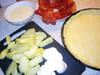 Tarte mozzarella, pommes de terre et bresaola : Etape 1