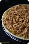 Tarte-flan aux pommes et crumble sp�culoos : Etape 1