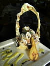 Cr�pe en panier croustillant, poire chocolat : Etape 6