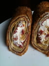 Cr�pes pan�es aux tomates sech�es viande des grisons : Etape 6
